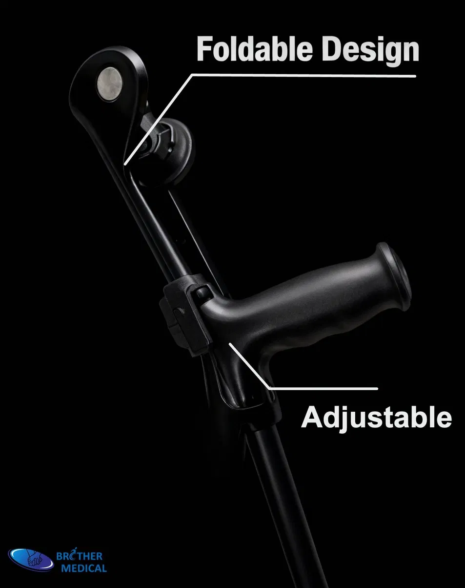 Aluminum Elbow Crutch Details