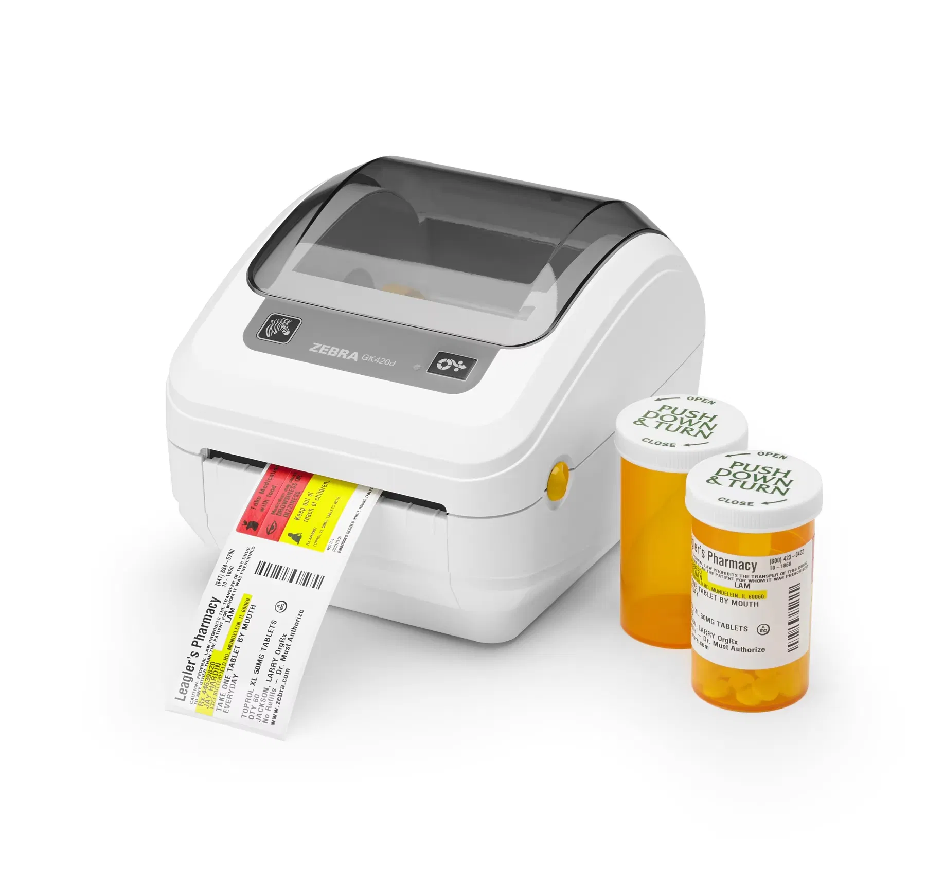 Custom Waterproof Medical Pharmacy Adhesive Labels Medicine Printing Vial Roll Sticky Pharmaceutical Stickers for Tablet Bottles