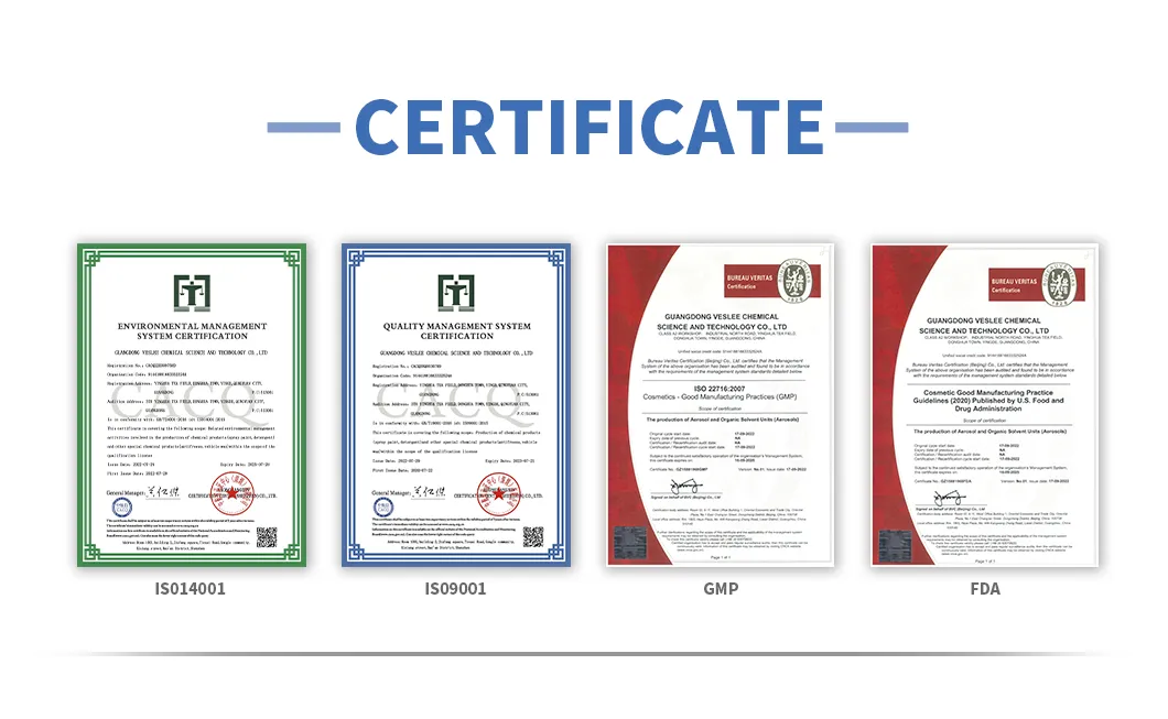 Quality Certifications