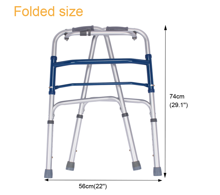 High Quality Safety Foldable Aluminum Light Weight Walking Aid