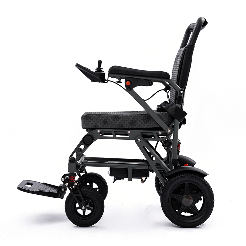 Portable Light Handicap Folding Electric Wheelchair with Toilet