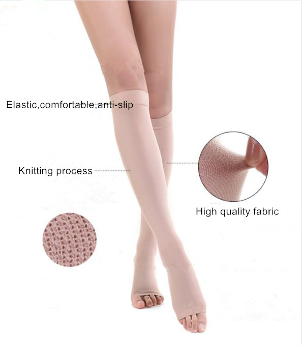 Professional 23-32mmhg Medical Varicose Calf Compression Stockings
