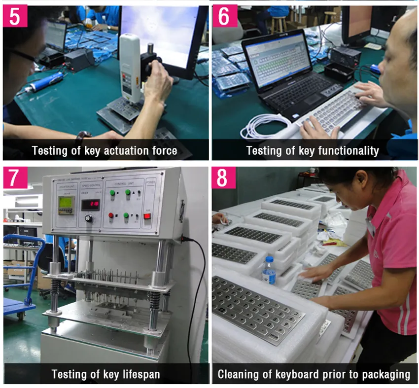 Back View Silicone Keyboard