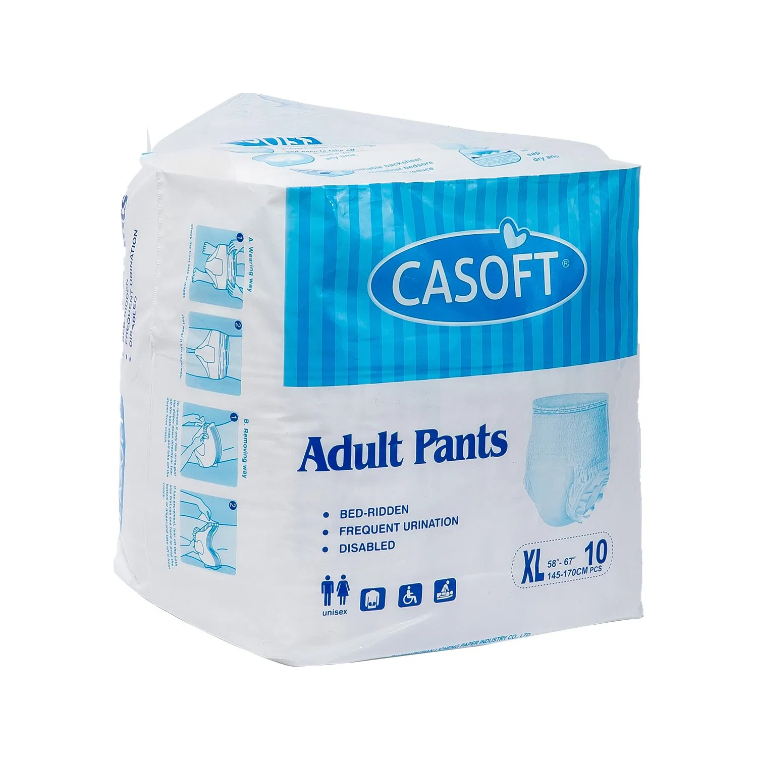 Whole Sales OEM High Quality Disposable Adult Briefs Diaper for Elderly with CE FDA ISO13485 Adult Diaper