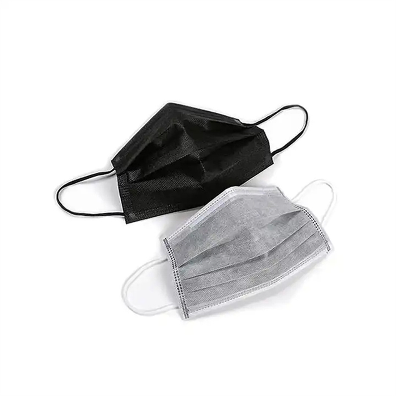 Disposable Black Color 3 Layer Earloop Protective Non Medical Face Mask
