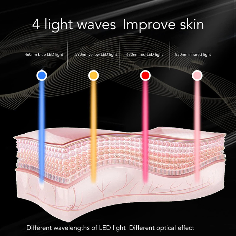 High Quality Medical Silicone LED Mask Facial Skin Care Infrared Red Light Therapy Machine LED Face Mask
