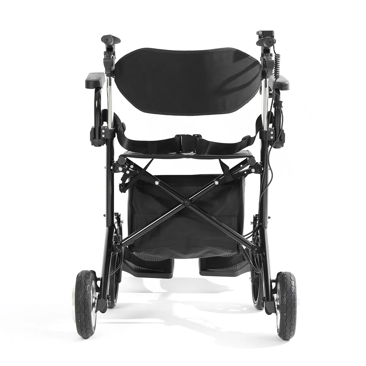 Baichen New Adults 4 Wheel Foldable Lightweight Aluminum Alloy Seniors Walking Aid Rollator with Seat