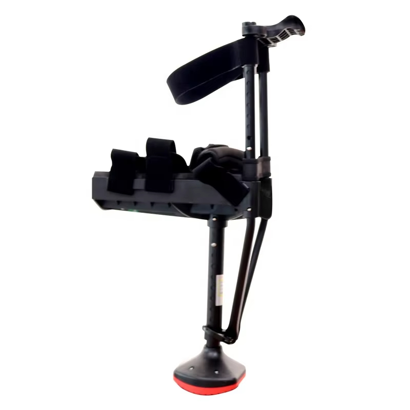 Medical Wholesale Walking Crutches for Adults Hands Free Knee Crutch Anti Skid Single Leg Telescopic Assisted Walking Crutch