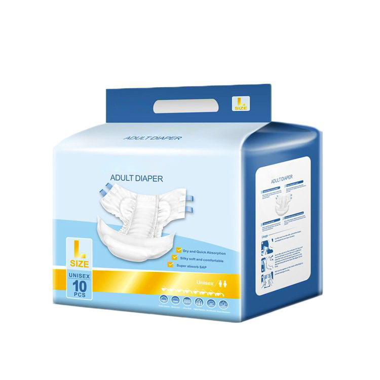 Wholesale Printed Ultra Thick Pull Pants Cloth Disposable Adult Diaper for Elderly