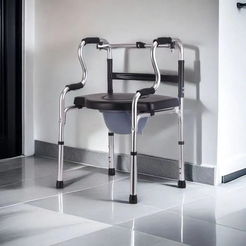 Patient Rehabilitation Equipment Material: Hand Push Walking Aid, Stainless Steel Walking Aid, Foldable Walking Aid