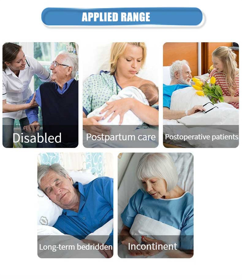 Soft Cotton-Feel Disposable Adult Diaper for Men and Women with CE ISO9001 ISO13485 Certification