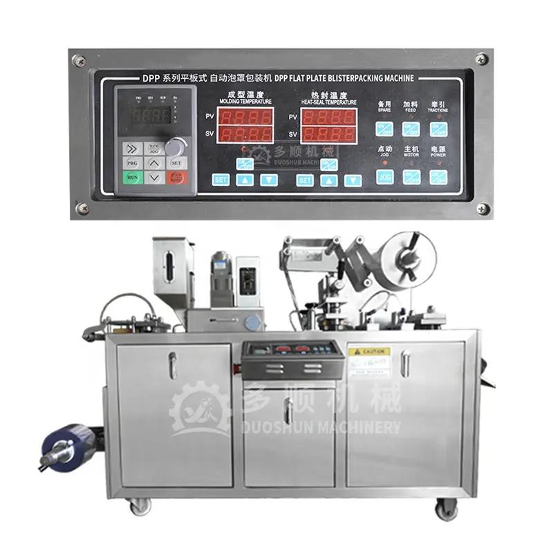 Dpp-115 140 Professional Pharmacy Milk Tablet Capsule Aluminum Blister Packing Machine Hot Forming Packaging