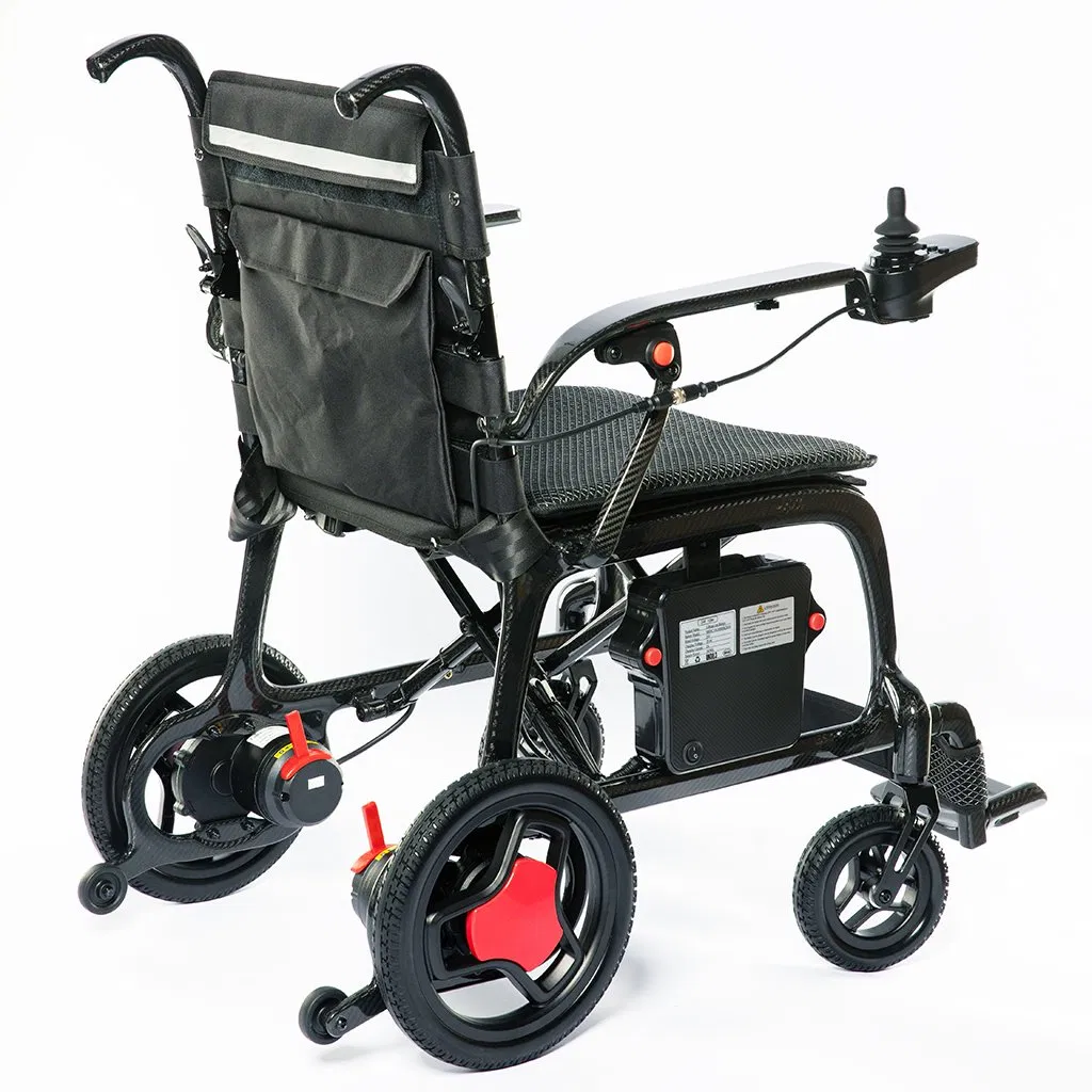 Ultralight Carbon Fiber Folding Electric Wheelchair for Travel