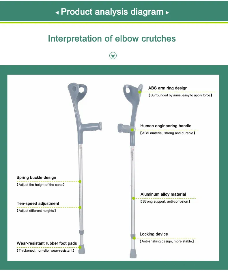 Medical Elbow Crutches 3
