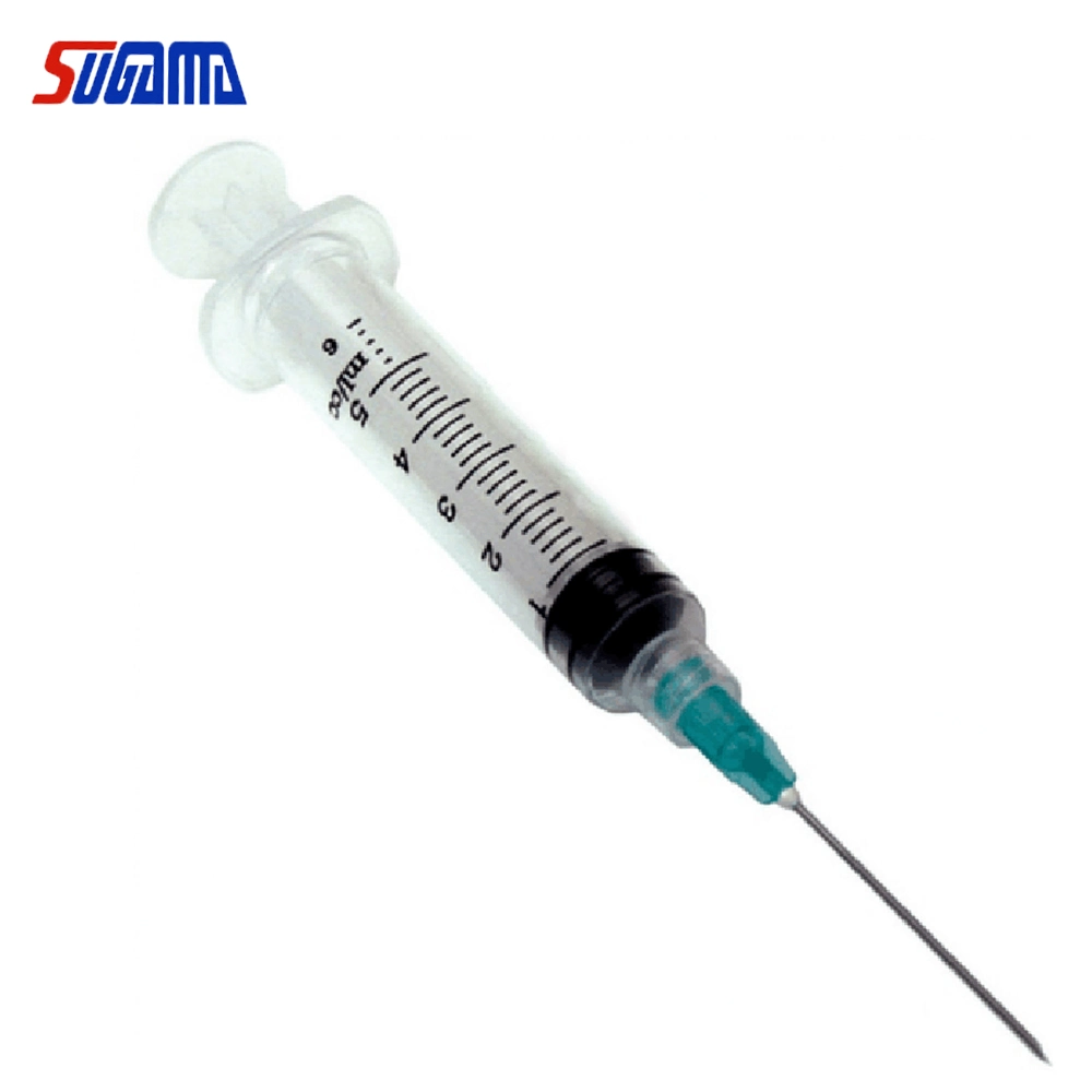 1ml 3 Ml 5ml 10ml Disposable Plastic Luer Lock Syringes with Needle