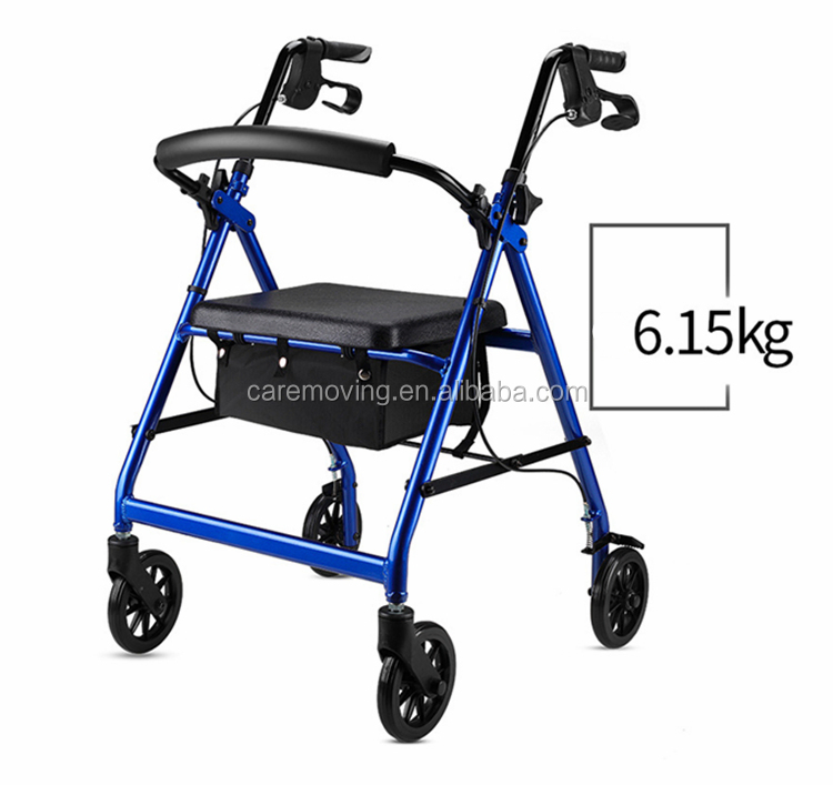 Sturdy Walking Aids with Aluminum Alloy Frame, 110 Kg Load