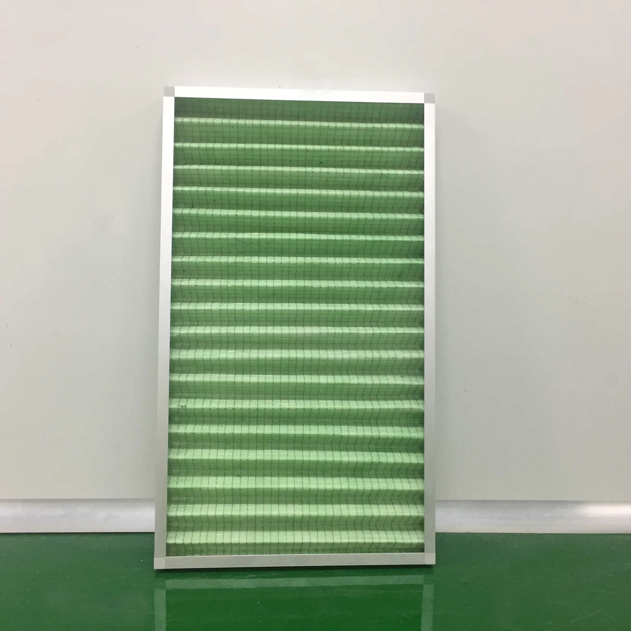 Customized Panel Pleated Pre 20*20*1 24*24*1 Aluminum Frame Air Washable Metal Filter