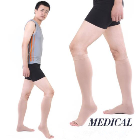 Hot Selling Compression Medical Stockings Open Toe Compression