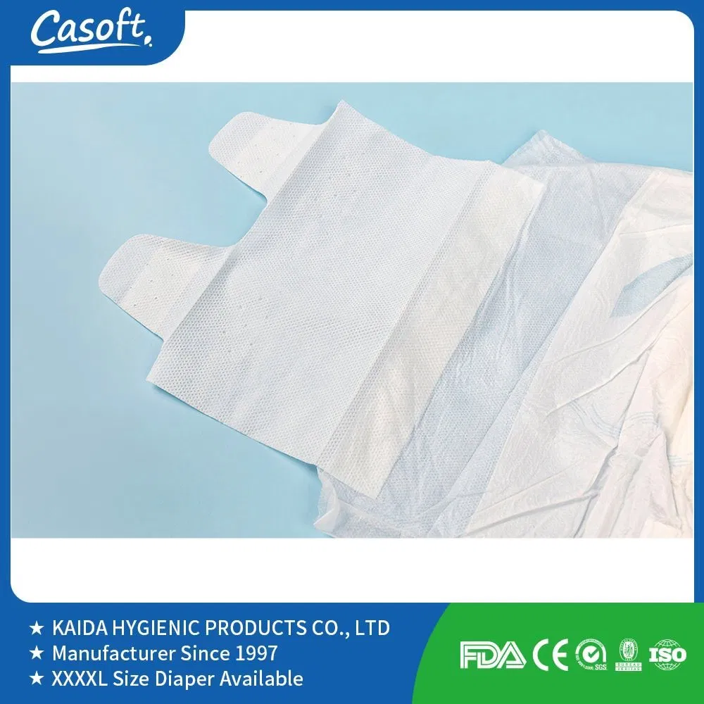Free Samples Casoft Unisex Disposable Adult Diaper with Tabs Moderate Absorbency Incontinence Adult Diaper for Russia/USA/Australia/Brazil