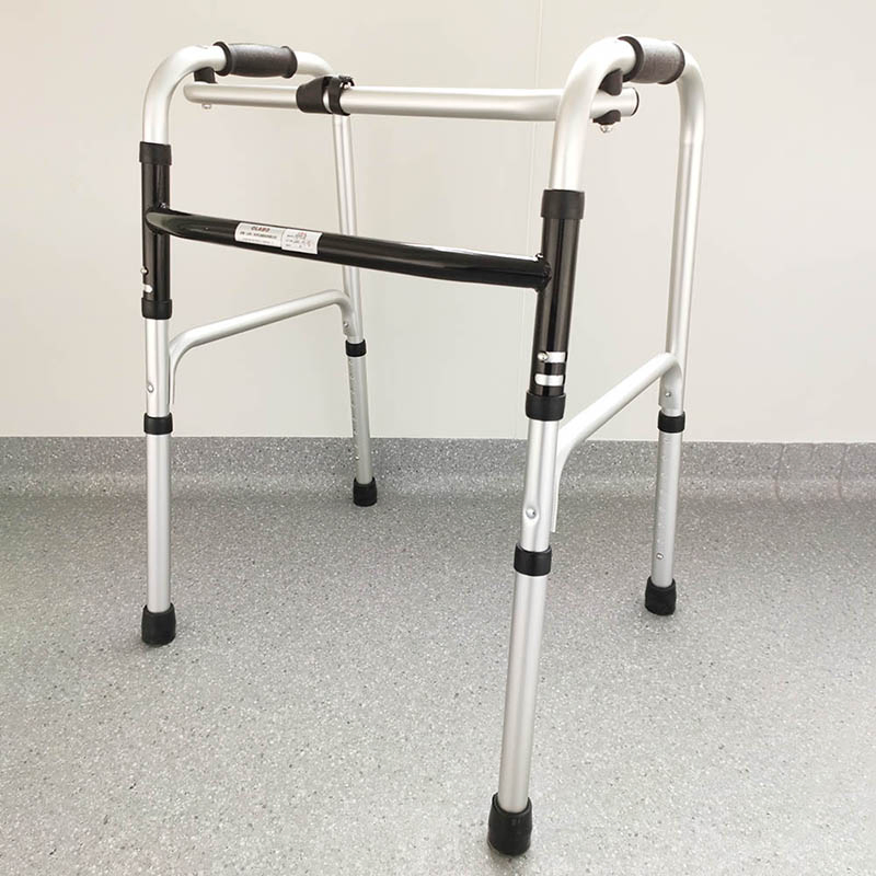 Biobase Walking Aid One-Click Folding, Easy to Carry Height Adjustable for Hospitals