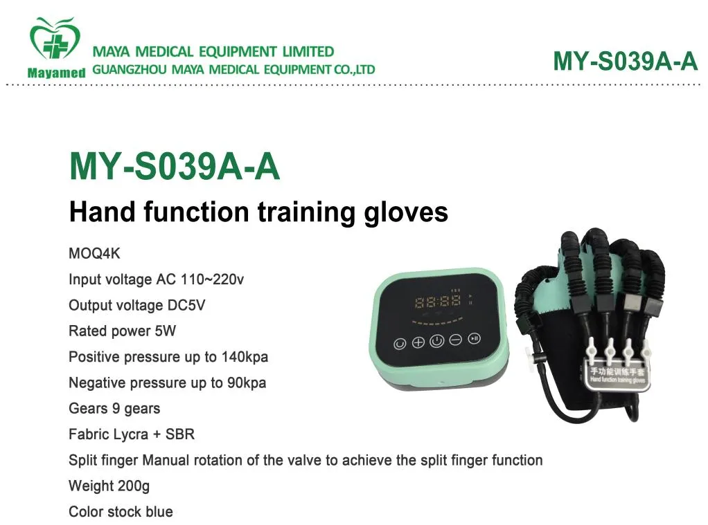 Rehabilitation Robot Glove Stroke Hemiplegia Training Equipment