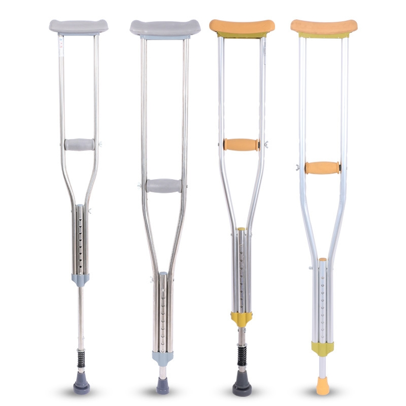 Orthopedic-Recommended Disabled Walking Stick Cane Axillary Underarm Crutches for Disabled Aluminum Alloy