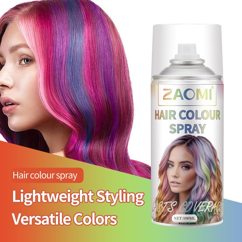 OEM Wholesale Private Label Fast Color Hair Dye Spray Temporary Washable Hair Color Dye Spray for Party