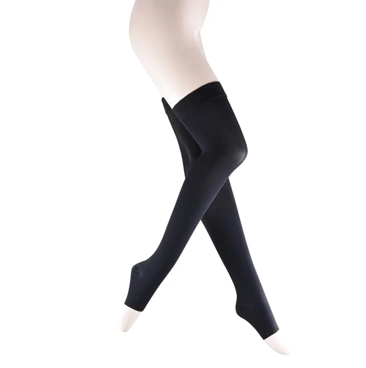 Toeless Thigh High Stockings Leg Compression Socks