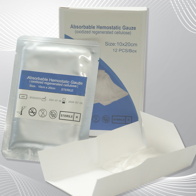 Medical Hydrocolloid Dressing Hemostatic Absorbable Gauzeoxidized Regenerated Cellulose