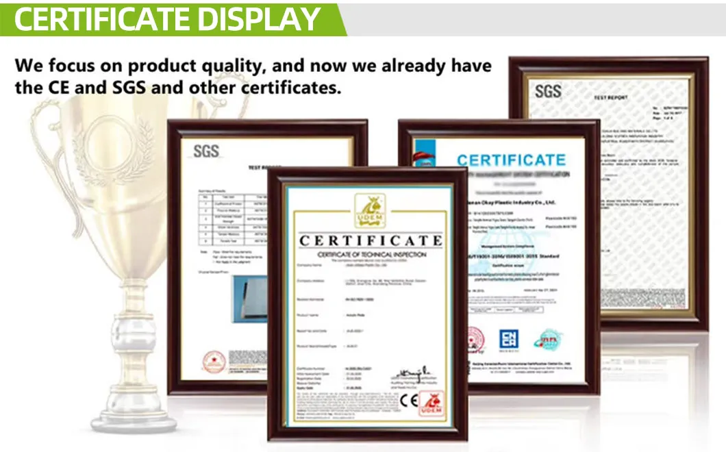Quality Certifications