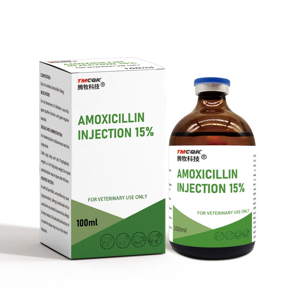 Veterinary Medicine Long-Acting Amoxicillin Injection Pig Cattle Sheep Postpartum Antibacterial Anti-Inflammatory Health Care