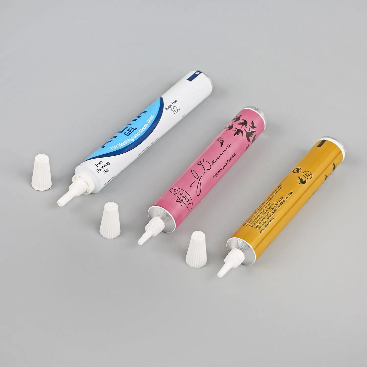 Non Toxic Hygienic Aluminum Cosmetic Tubes Any Colors Available for Pharmacy