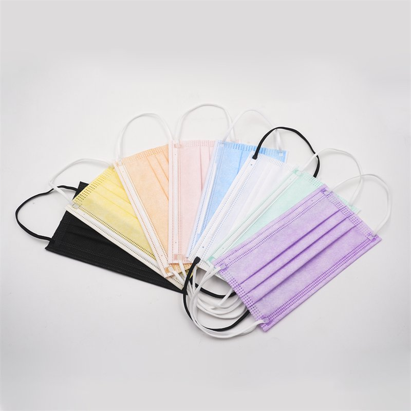 Disposable Black Color 3 Layer Earloop Protective Non Medical Face Mask
