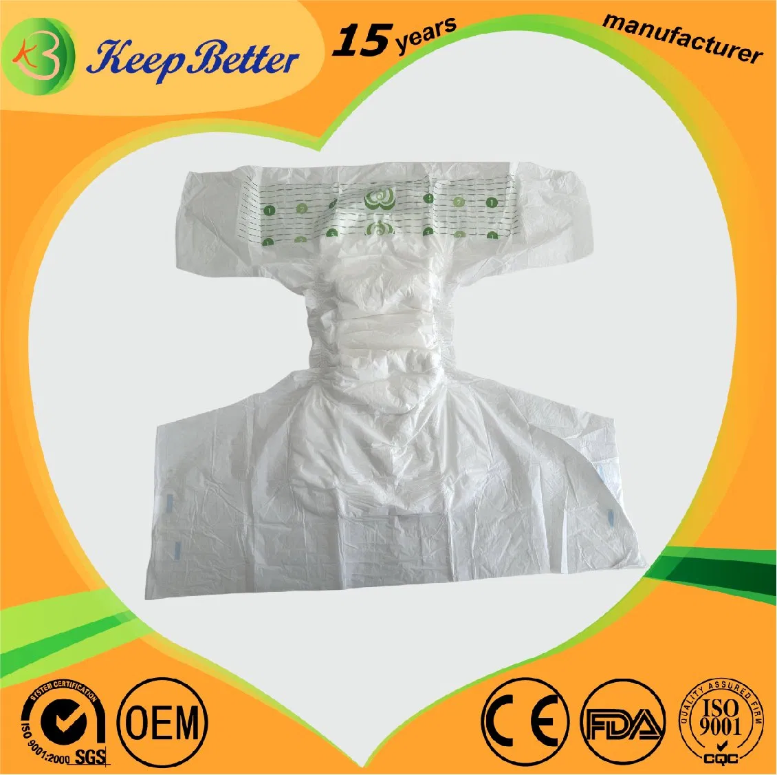 Free Samples Adult Disposable Unisex Wholesale A Grade Diapers in Bulk