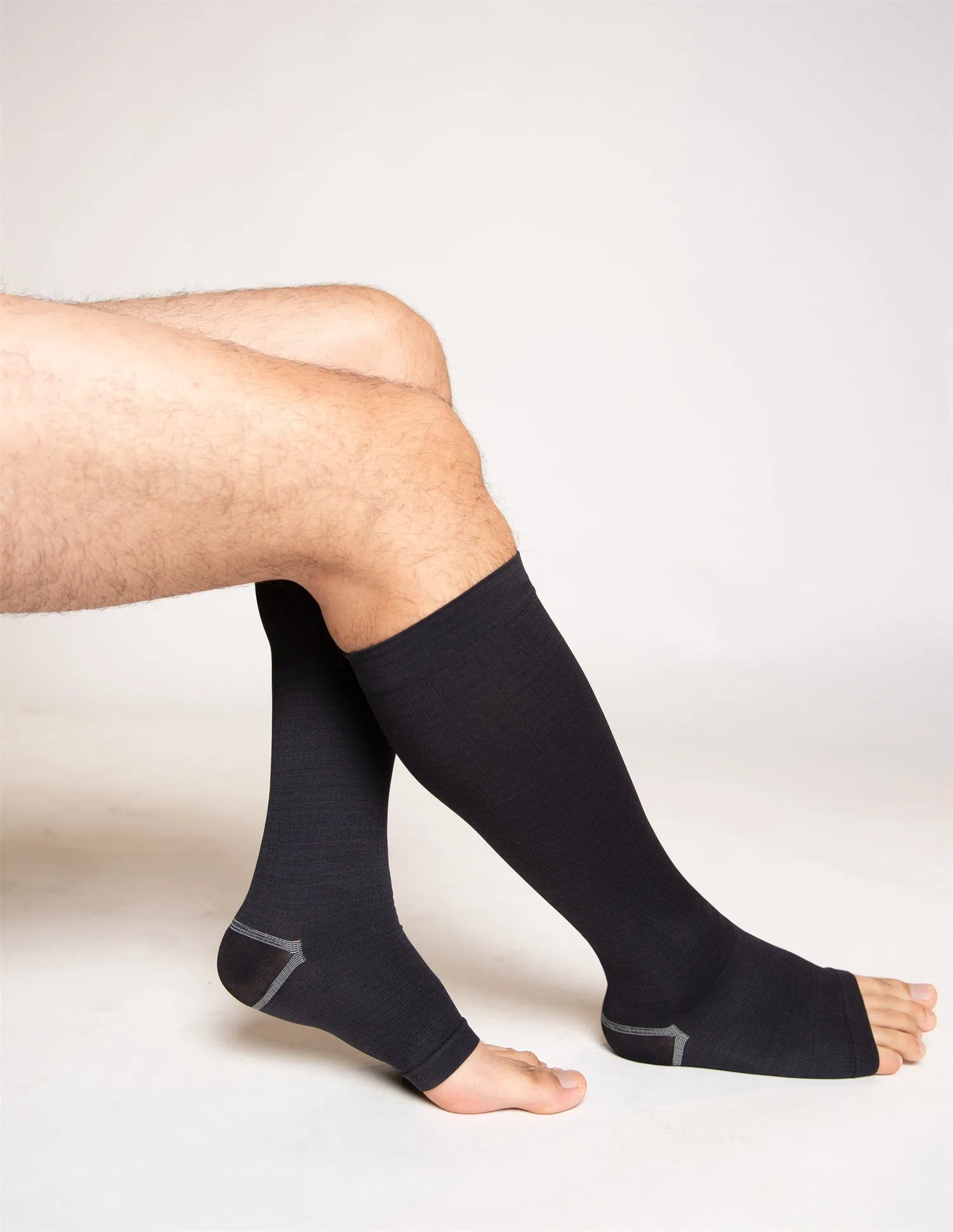 Personal 15-21mmhg Daily Knee High Tight Leggings Sock Compression Stockings for Men