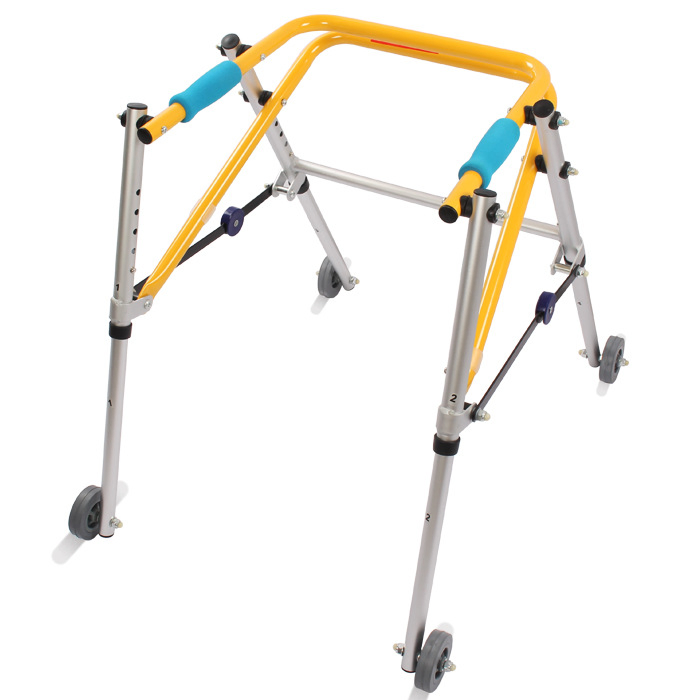 High Quality Children's Medical Equipment Aluminum Frame Rollator Walker Adjustable Aluminium Walking Aids