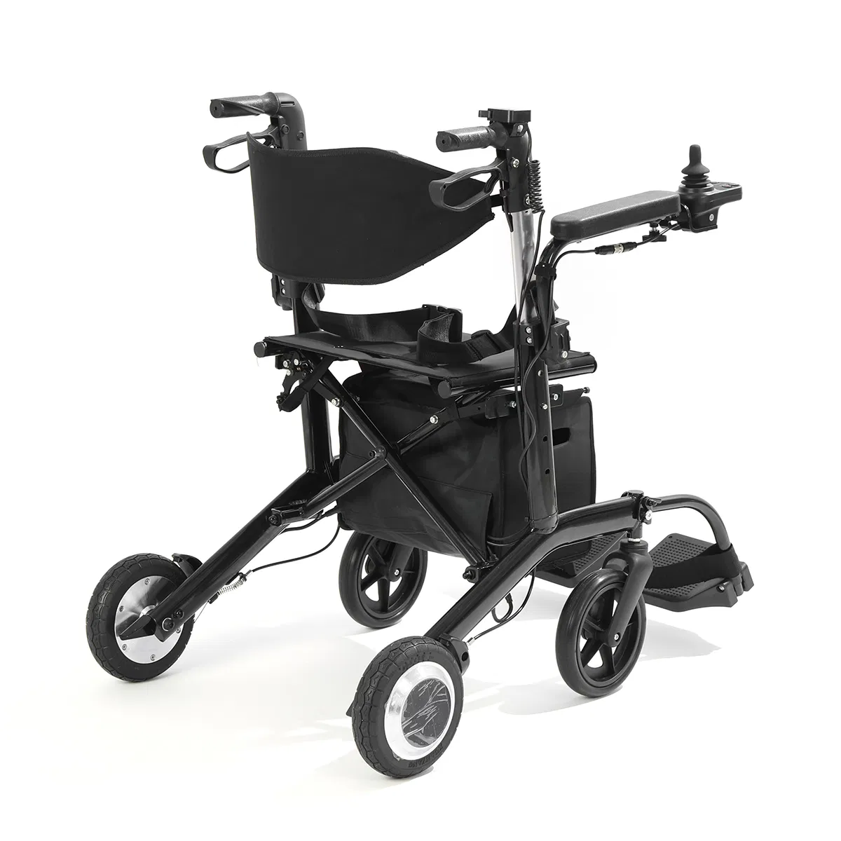 Baichen New Adults 4 Wheel Foldable Lightweight Aluminum Alloy Seniors Walking Aid Rollator with Seat