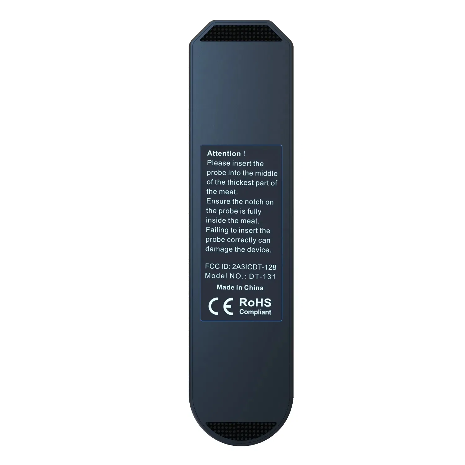 820FT Dual Temperature Smart Wireless Thermometer Best Bluetooth Meat Thermometer BBQ Tools Bluetooth Food Probe for Meat, BBQ, Grill