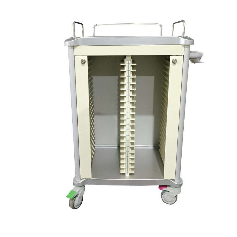 Hospital Fumiture Emergency Clinic Medication Cases Record Trolley