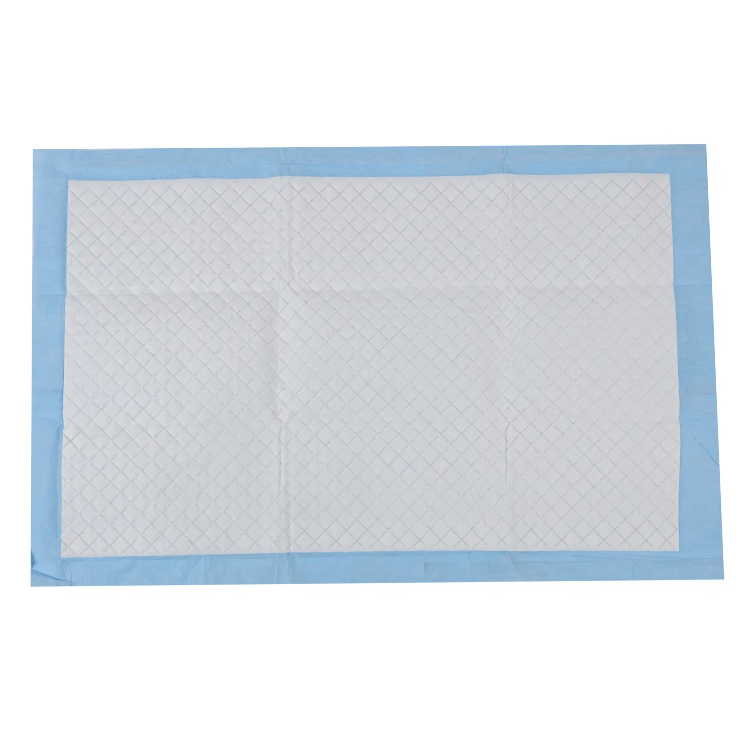 Super Absorbent Blue Disposable Incontinence Bed Pad