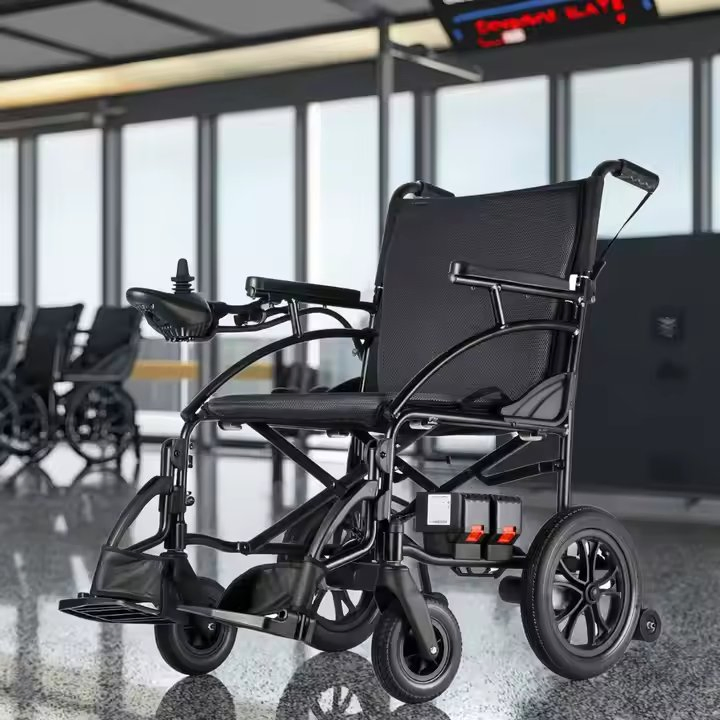 New Cheap Power Electric Wheelchair Lightweight and Foldable with Airline Approved Lithium Batteries