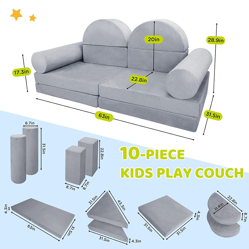 Tenderplayful OEM Washable Durable Child-Friendly Tenderplayful Couch for Small Spaces