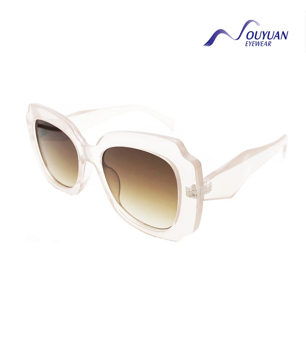 Safety Big Square Luxury Sexy for Unisix Designe Transparent Tender Lens Fashion Model Safety UV400 Creative Sunglasses