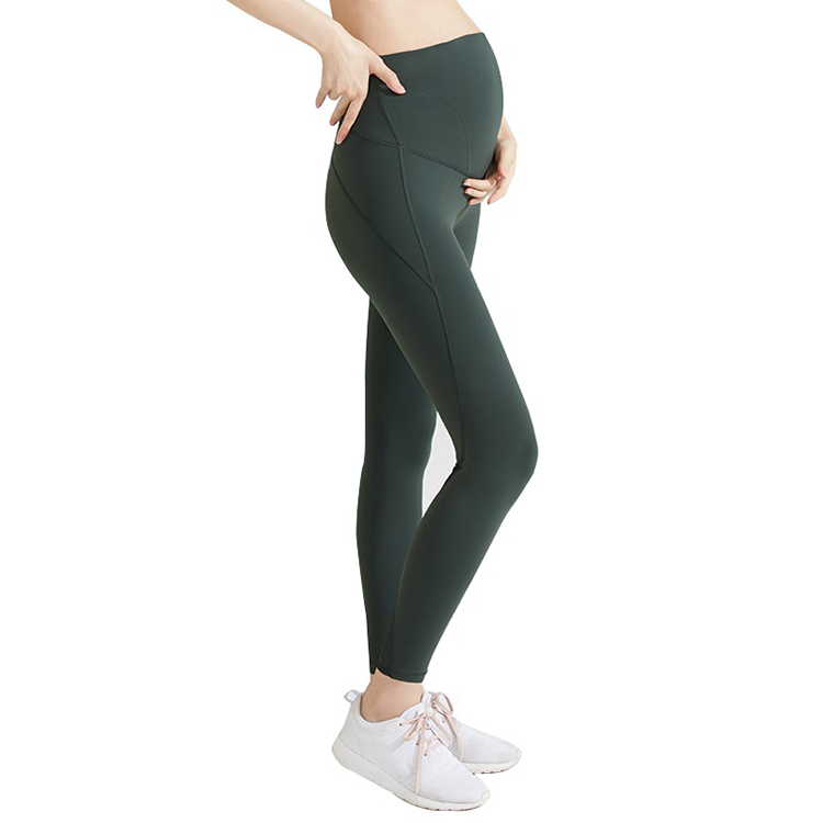 High Quality Fitness Workout Maternity Wear Comfortable Plus Size Womens Pregnant Legging Fleece Breathable Summer