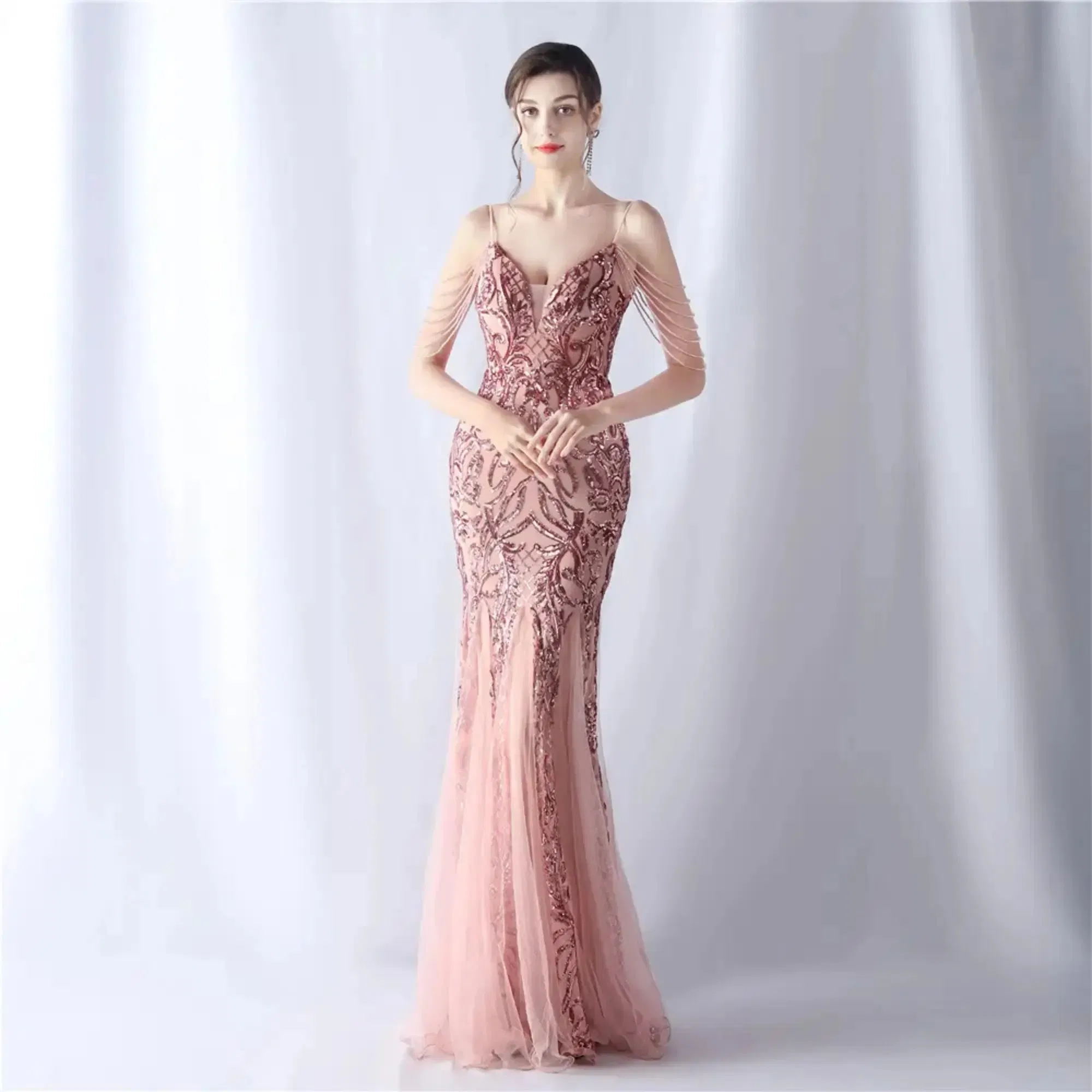 Tailor-Made Sparkle Evening Wear Premium Quality with Stunning Detail, Ideal for Boutique Collections