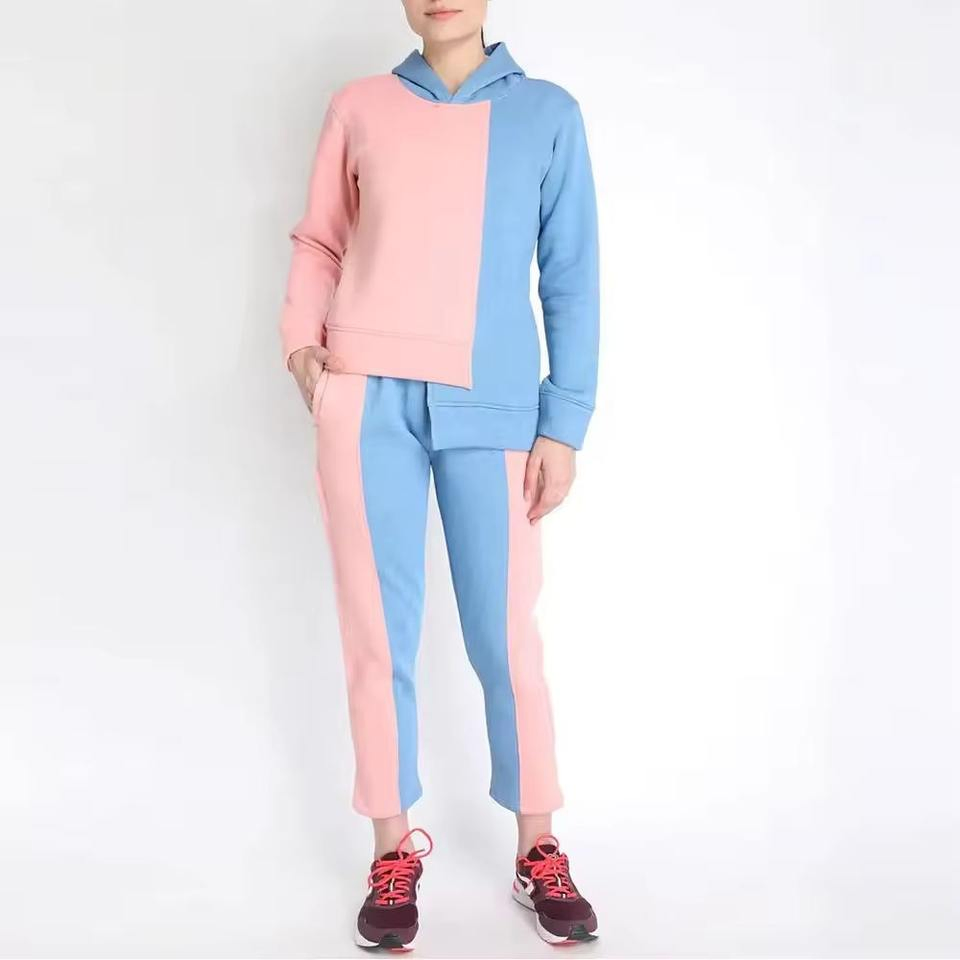 Women Tracksuit Street Wear Cotton Women Tracksuit Solid Color