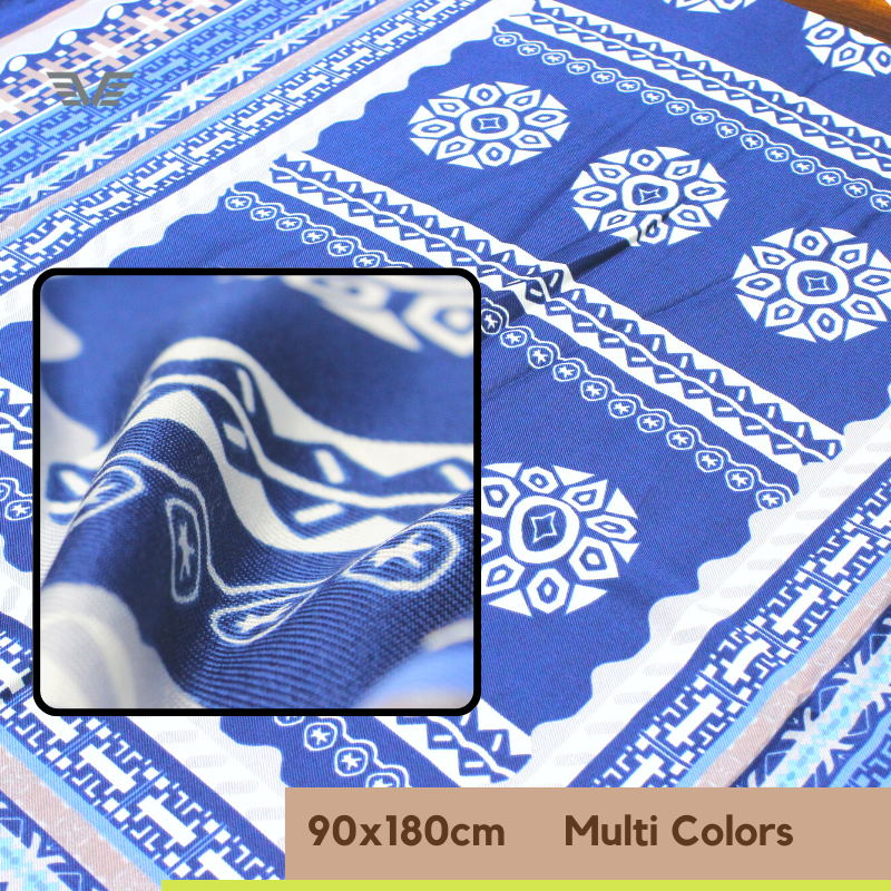Customize Print Plus Size Women's Swimwear 100% Poly Cotton One Piece Beach Sarong Cover Letter Paisley Striped Leopard Plaid