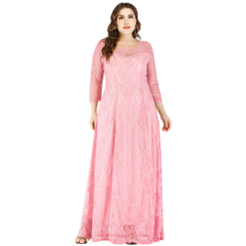 Summer Women′ S Plus Size Embroidery Dress Fashion Dress