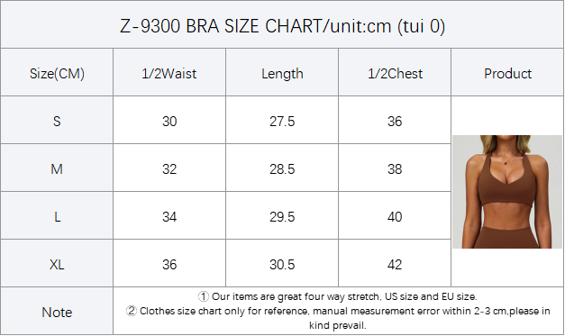 Size Chart 1