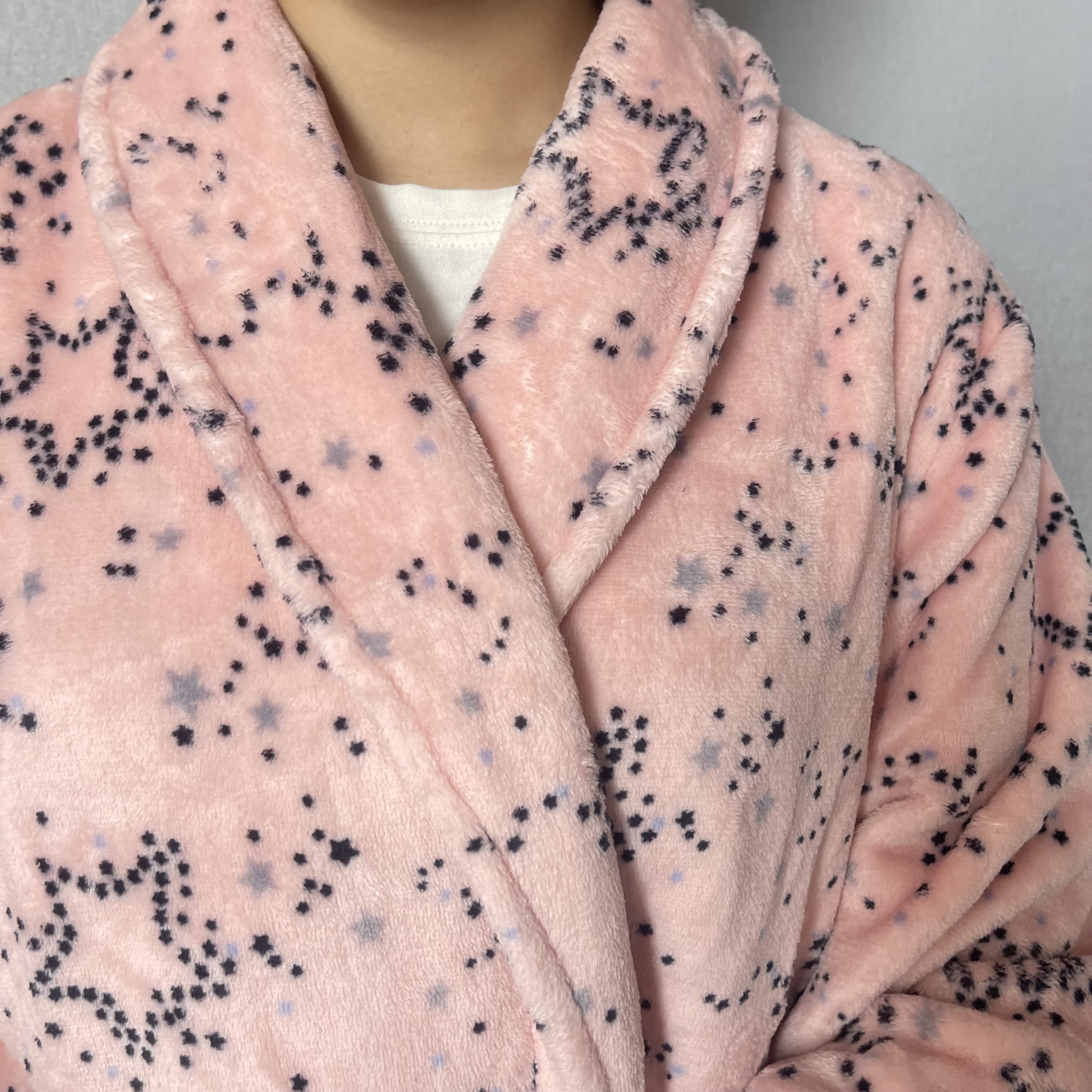 Bathrobe Women 100% Polyester Sleepwear Nighty Pajamas Coral Fleece Sleepwear